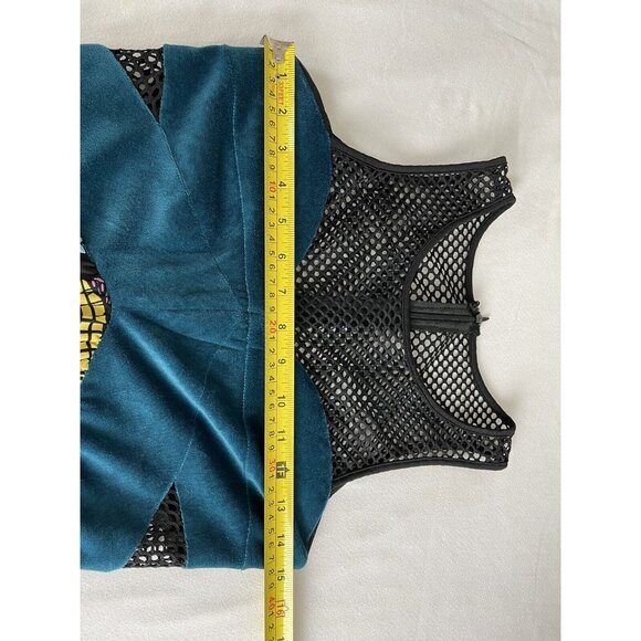 Disney The Nightmare Before Christmas Sally Patchwork Dress Fishnet Small - Picture 6 of 9